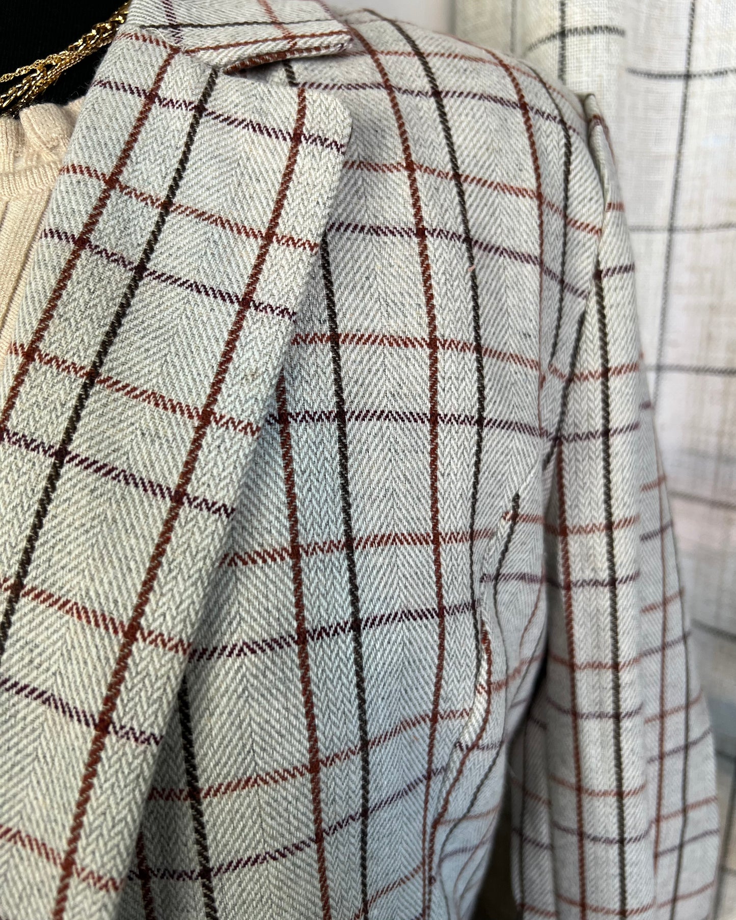 CHLOE BLAZER - HEATHER GREY PLAID