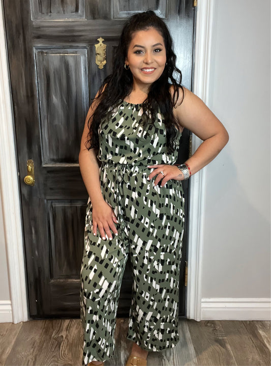 SOPHIA JUMPSUIT - OLIVE