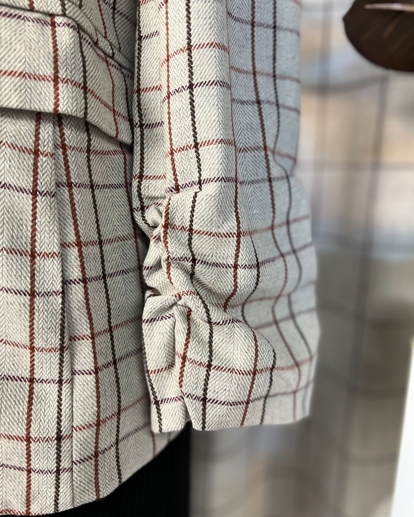 CHLOE BLAZER - HEATHER GREY PLAID